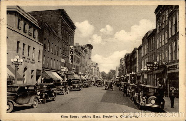 King Street Looking East Brockville ON Canada Ontario