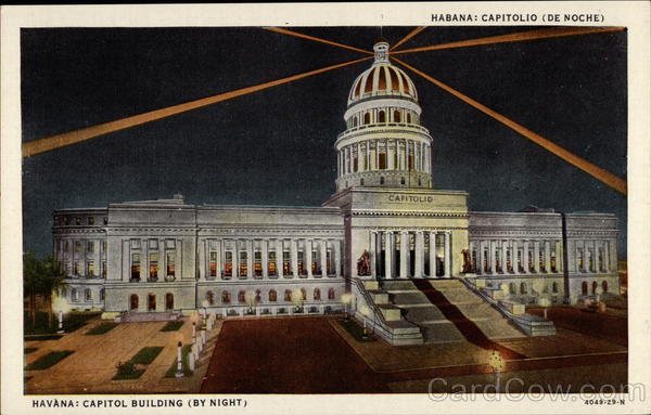 Capitol Building (By Night) Havana Cuba