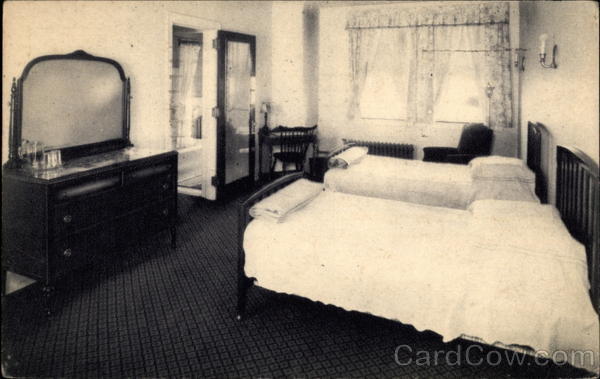 Typical Bed Room at the Hotel Philadelphian Pennsylvania