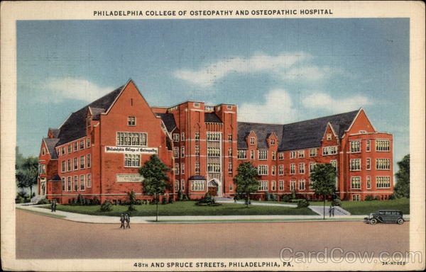 Philadelphia College of Osteopathy and Osteopathic Hospital Pennsylvania