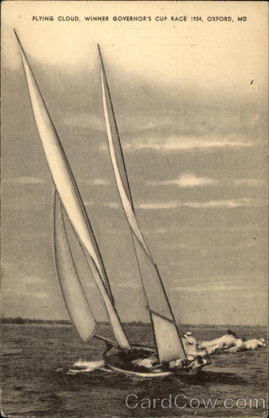 Flying Cloud, Winner Governor's Cup Race 1934 Oxford Maryland