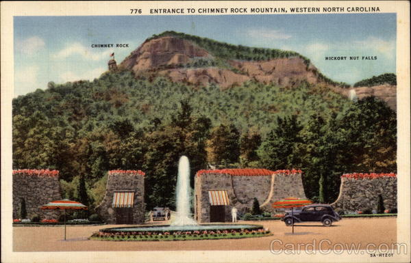 Chimney Rock Mountain North Carolina
