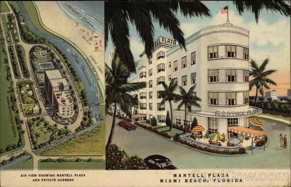Mantell Plaza and Private Gardens Miami Beach Florida
