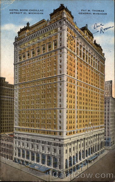 Hotel Book-Cadillac Detroit Michigan