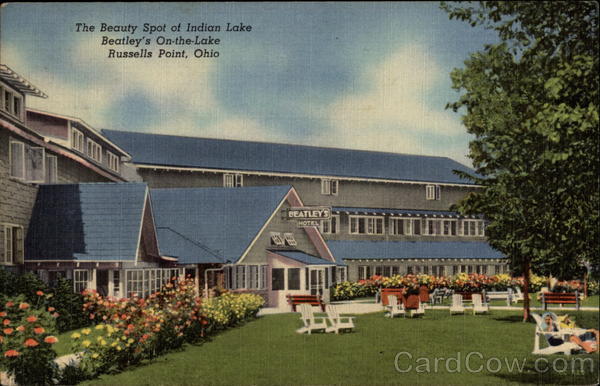 The Beauty Spot of Indian Lake, Beatly's On-The-Lake Russells Point Ohio