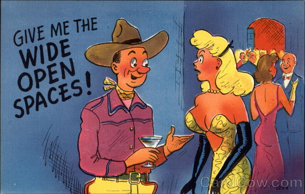 Give Me the Wide Open Spaces! Comic, Funny