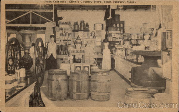 Main Entrance, Allen's Country Store Sudbury Massachusetts