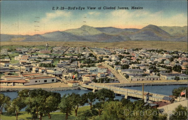 A Bird's-Eye View Juarez Mexico