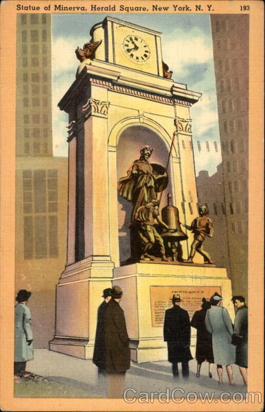 Statue of Minerva, Herald Square New York