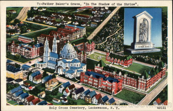 Father Baker's Grave, In The Shadow of the Shrine Lackawanna New York
