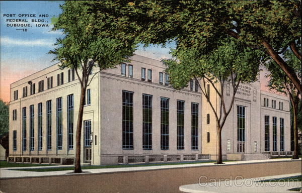 Post Office and Federal Bldg Dubuque Iowa