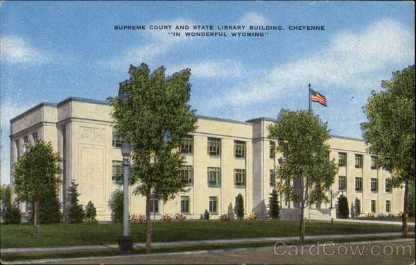 Supreme Court and State Library Building Cheyenne Wyoming