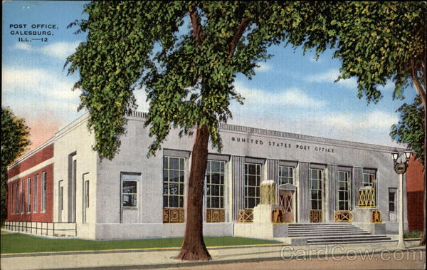 Post Office Galesburg Illinois