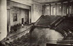 Auditorium , George Washington Masonic National Memorial Postcard