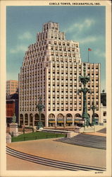 Circle Tower Indianapolis, IN Postcard Postcard