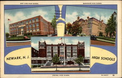 High Schools Postcard