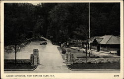 Lower Entrance Watkins Glen, NY Postcard Postcard