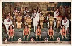 Ray Kinney's Orchstra & Aloha Maids, Hawaiian Room, Hotel Lexington New York, NY Postcard Postcard