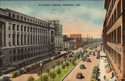 Central Parkway Cincinnati, OH Postcard Postcard