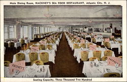 Hackney's Sea Food Restaurant Postcard