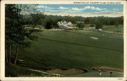 Spring Valley Country Club Elyria, OH Postcard Postcard
