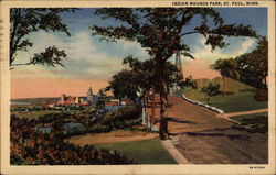 Indian Mounds Park Postcard