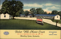 Baker Hill Motor Court Postcard