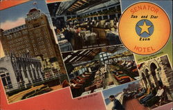 The Senator Hotel Sun and Star Room Postcard