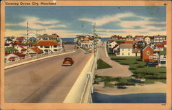 Entering Ocean City Postcard