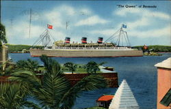 "The Queen" of Bermuda Postcard