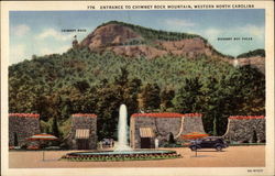 Chimney Rock Mountain Postcard