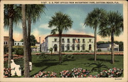 U.S. Post Office from Waterfront Park Postcard