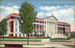 Administration Building, Purdue University Postcard