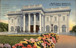 Marble Palace, Residence of O.H.P. Belmont Newport, RI Postcard Postcard