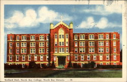 Scollard Hall, North Bay College Postcard