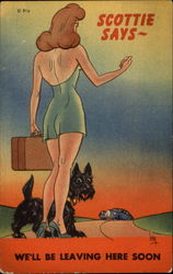 Scottie Says - We'll Be Leaving Here Soon Postcard