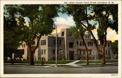 Eddy County Court House Postcard