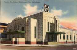 Santa Fe Depot Postcard