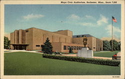Mayo Civic Auditorium Rochester, MN Postcard Postcard