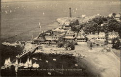 Corinthian Yacht Club and Harbor Postcard