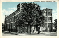 Company E. Memorial Shenandoah, IA Postcard Postcard