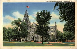Knox County Court House Galesburg, IL Postcard Postcard