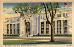 Post Office and Federal Building Dubuque, IA Postcard Postcard