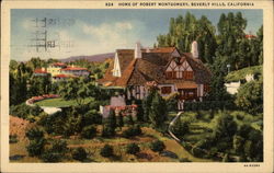 Home of Robert Montgomery Beverly Hills, CA Postcard Postcard