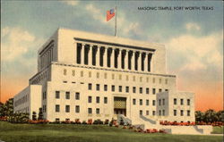 Masonic Temple Postcard