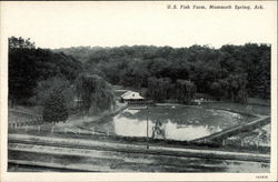 U. S. Fish Farm Mammoth Spring, AR Postcard Postcard