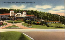 The Summit Hotel, Mount Summit Uniontown, PA Postcard Postcard