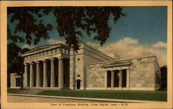 View of Consistory Building Cedar Rapids, IA Postcard Postcard