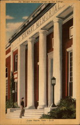 Stewart Memorial Library at Coe College Postcard