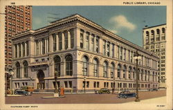 Public Library Chicago, IL Postcard Postcard